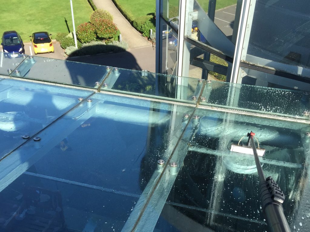 window cleaning process