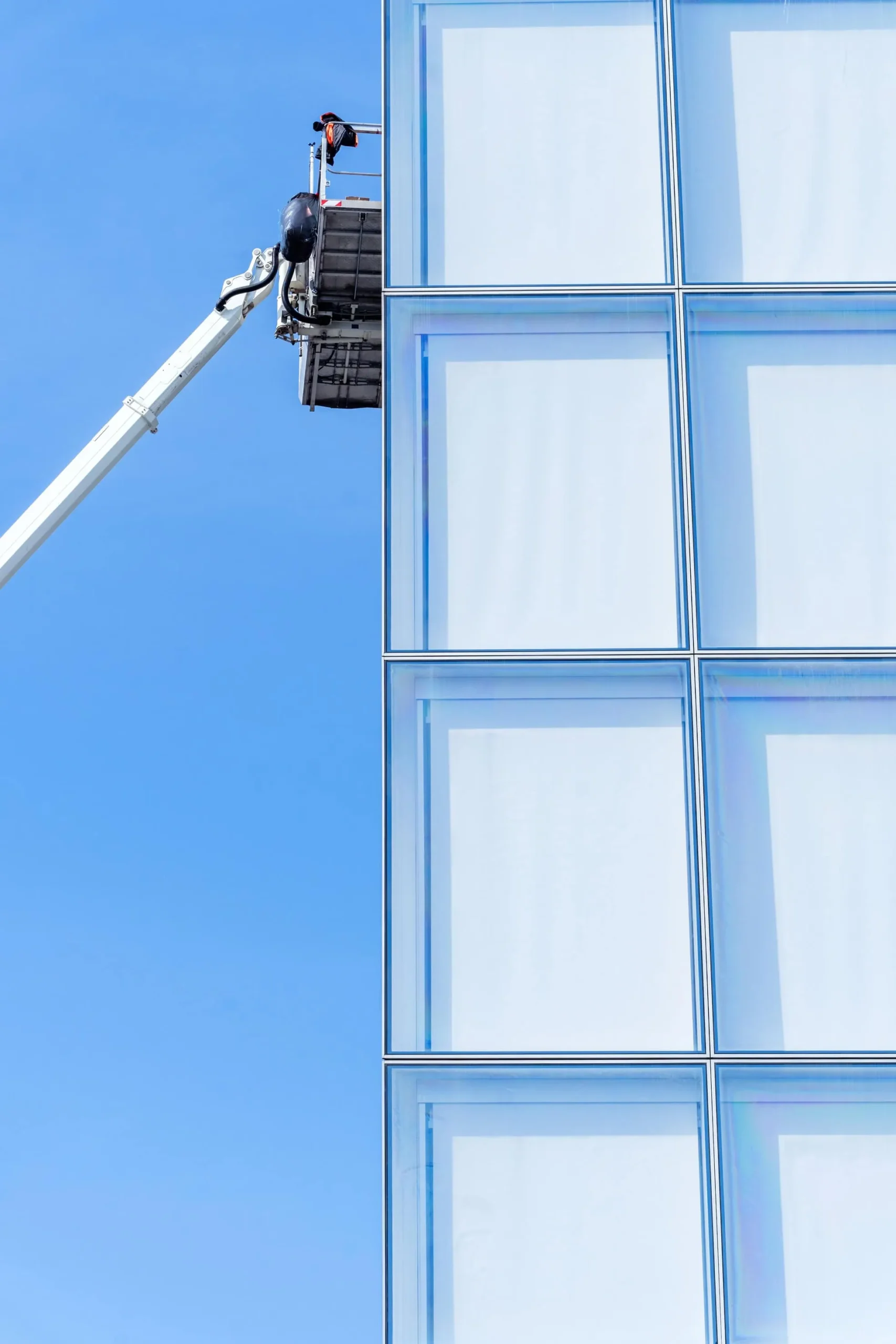 High Rise Window Cleaning - office building