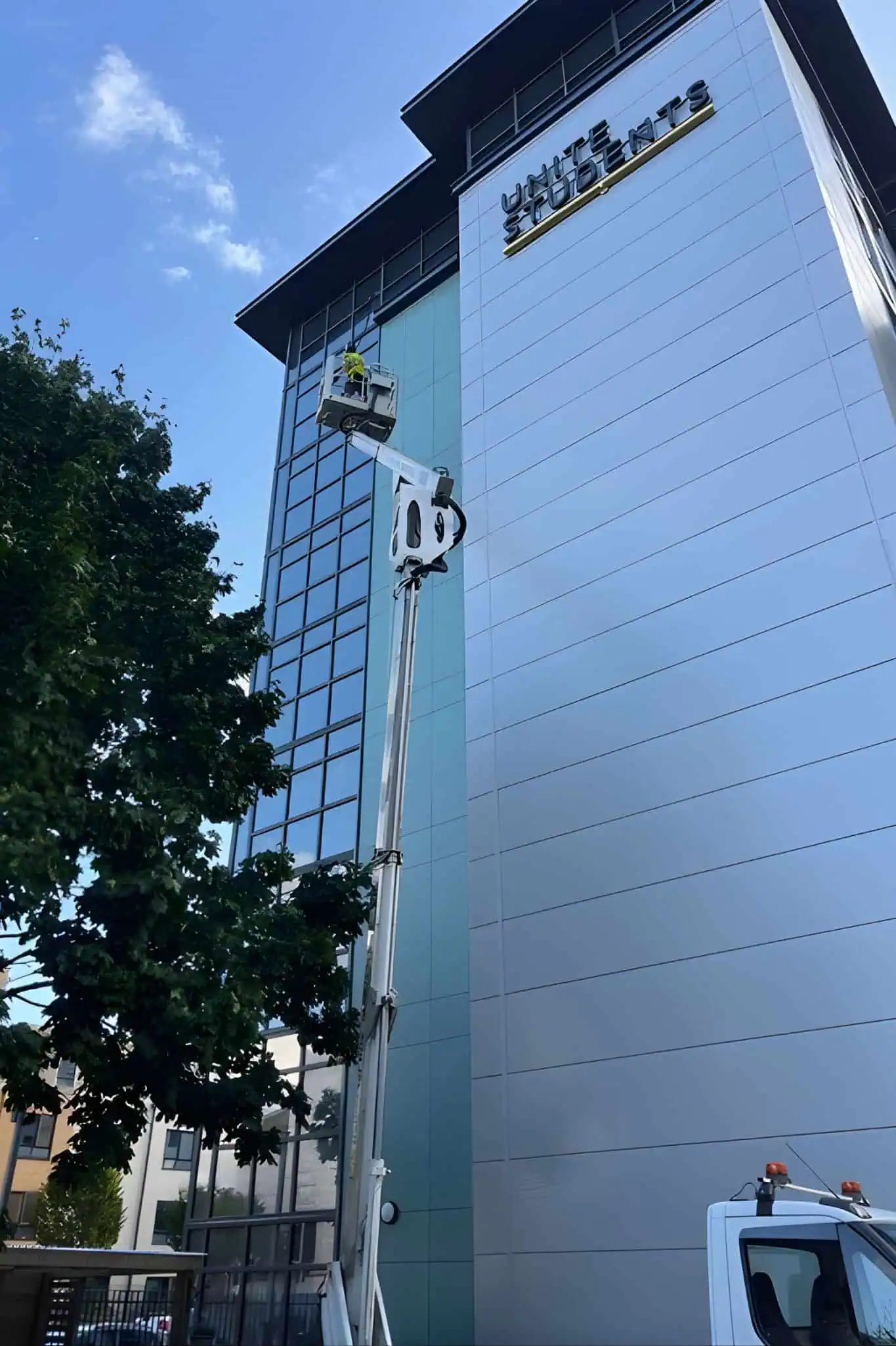 cladding cleaning in Cardiff