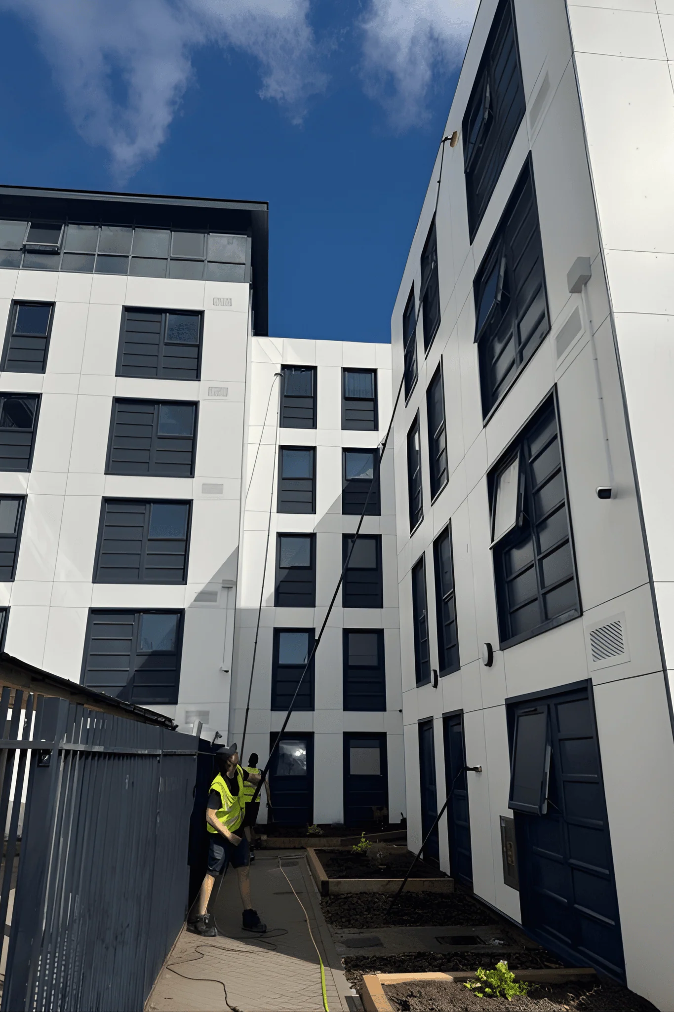 cladding cleaning in Cardiff and South Wales