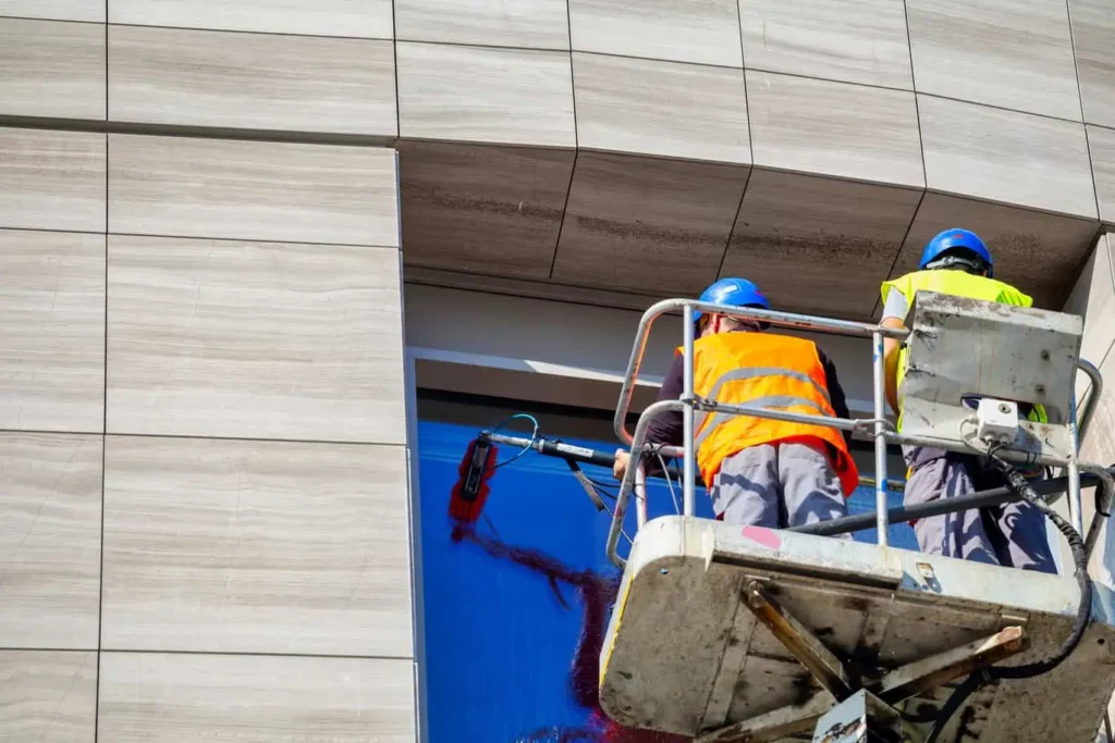 how often should cladding be cleaned - cherry picker