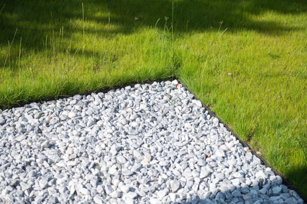 how to clean white gravel