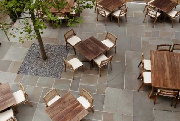 how to clean a limestone patio