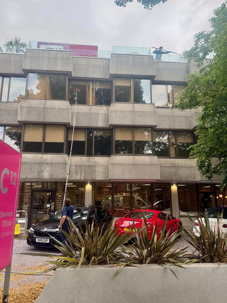 Office Window Cleaning at C12 Offices, Cardiff